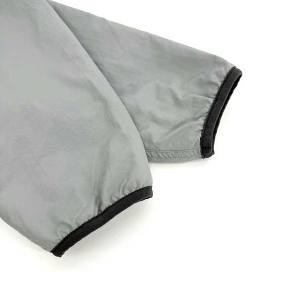 Chubbies Men's M Reversible 1/2 Snap Fleece Pullover Gray Bear Fair Isle Winter - Picture 10 of 11